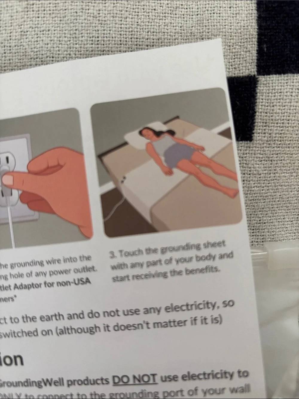 Grounding Well flat sheet